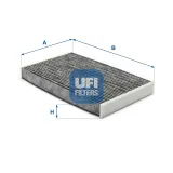 Filter, Innenraumluft UFI 54.319.00