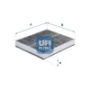 Filter, Innenraumluft UFI 54.320.00