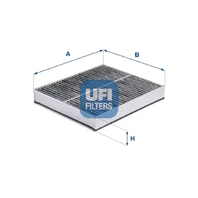 Filter, Innenraumluft UFI 54.320.00 Bild Filter, Innenraumluft UFI 54.320.00