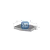Filter, Innenraumluft UFI 54.376.00