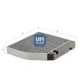 Filter, Innenraumluft UFI 54.390.00