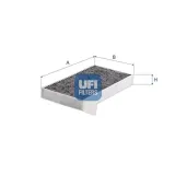 Filter, Innenraumluft UFI 54.396.00