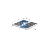 Filter, Innenraumluft UFI 54.417.00