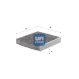 Filter, Innenraumluft UFI 54.429.00