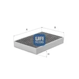 Filter, Innenraumluft UFI 54.430.00