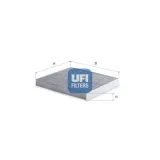 Filter, Innenraumluft UFI 54.437.00