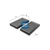 Filter, Innenraumluft UFI 54.446.00