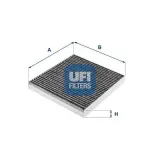 Filter, Innenraumluft UFI 54.475.00