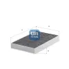 Filter, Innenraumluft UFI 54.481.00