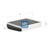 Filter, Innenraumluft UFI 54.569.00