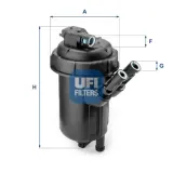 Kraftstofffilter UFI 55.114.00