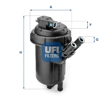 Kraftstofffilter UFI 55.114.00 Bild Kraftstofffilter UFI 55.114.00