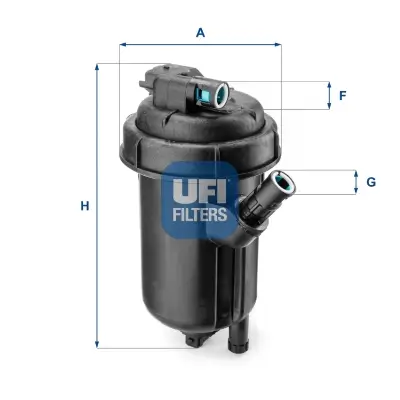 Kraftstofffilter UFI 55.125.00 Bild Kraftstofffilter UFI 55.125.00