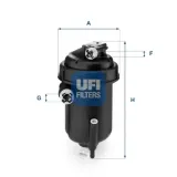 Kraftstofffilter UFI 55.143.00