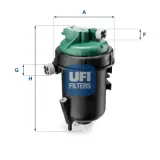 Kraftstofffilter UFI 55.145.00