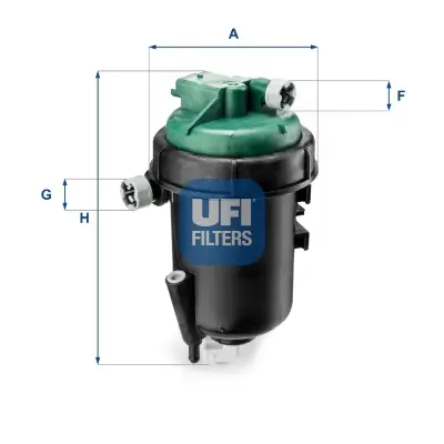 Kraftstofffilter UFI 55.145.00 Bild Kraftstofffilter UFI 55.145.00
