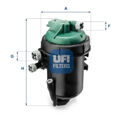 Kraftstofffilter UFI 55.173.00