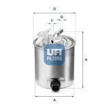 Kraftstofffilter UFI 55.392.00