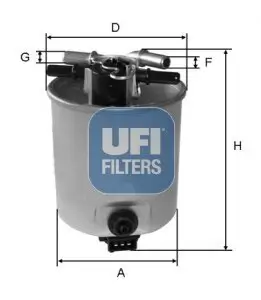 Kraftstofffilter UFI 55.393.00 Bild Kraftstofffilter UFI 55.393.00