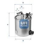 Kraftstofffilter UFI 55.394.00