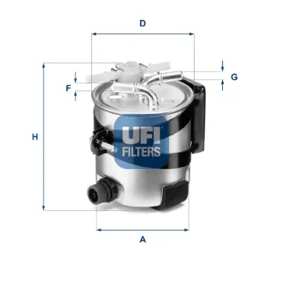 Kraftstofffilter UFI 55.418.00 Bild Kraftstofffilter UFI 55.418.00