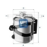 Kraftstofffilter UFI 55.430.00