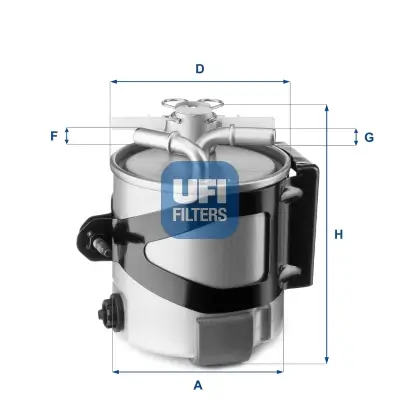 Kraftstofffilter UFI 55.430.00 Bild Kraftstofffilter UFI 55.430.00