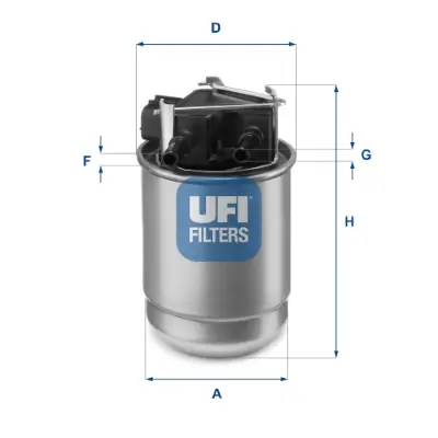 Kraftstofffilter UFI 55.517.00