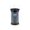 Filter, Arbeitshydraulik UFI 77.041.00