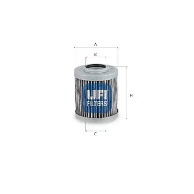 Filter, Arbeitshydraulik UFI 85.189.00 Bild Filter, Arbeitshydraulik UFI 85.189.00