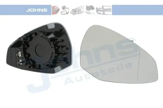 Spiegelglas, Außenspiegel rechts JOHNS 13 13 38-81 Bild Spiegelglas, Außenspiegel rechts JOHNS 13 13 38-81