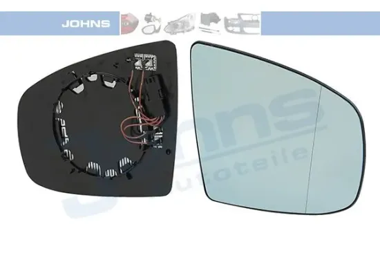 Spiegelglas, Außenspiegel rechts JOHNS 20 74 38-81 Bild Spiegelglas, Außenspiegel rechts JOHNS 20 74 38-81