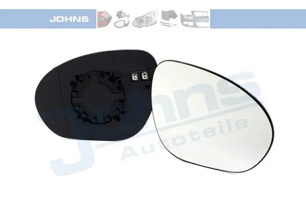 Spiegelglas, Außenspiegel rechts JOHNS 27 31 38-81