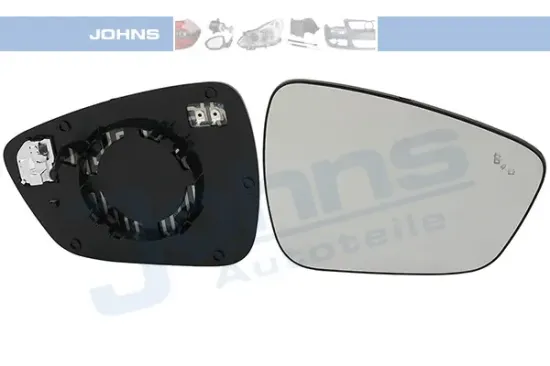 Spiegelglas, Außenspiegel rechts JOHNS 32 82 38-82 Bild Spiegelglas, Außenspiegel rechts JOHNS 32 82 38-82