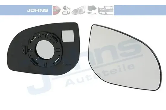Spiegelglas, Außenspiegel rechts JOHNS 39 11 38-80 Bild Spiegelglas, Außenspiegel rechts JOHNS 39 11 38-80