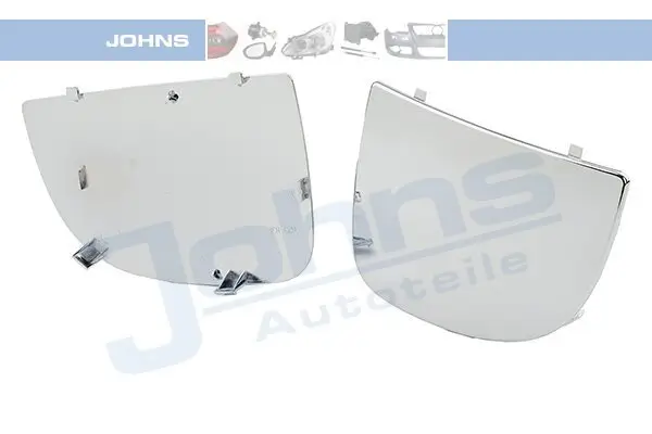 Spiegelglas, Außenspiegel rechts JOHNS 40 45 38-82