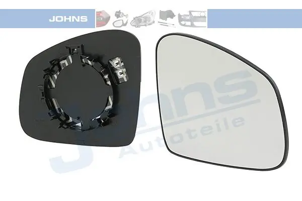 Spiegelglas, Außenspiegel rechts JOHNS 48 05 38-81