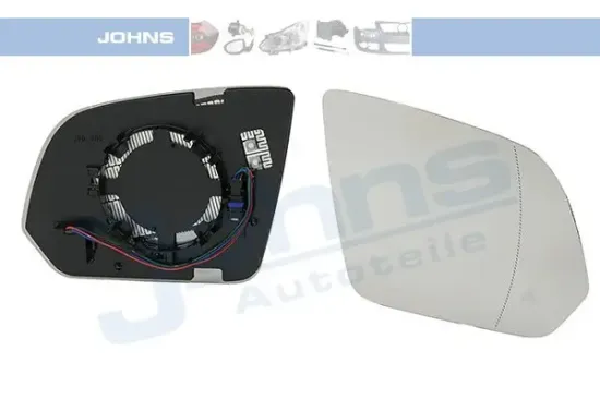 Spiegelglas, Außenspiegel rechts JOHNS 50 43 38-82 Bild Spiegelglas, Außenspiegel rechts JOHNS 50 43 38-82
