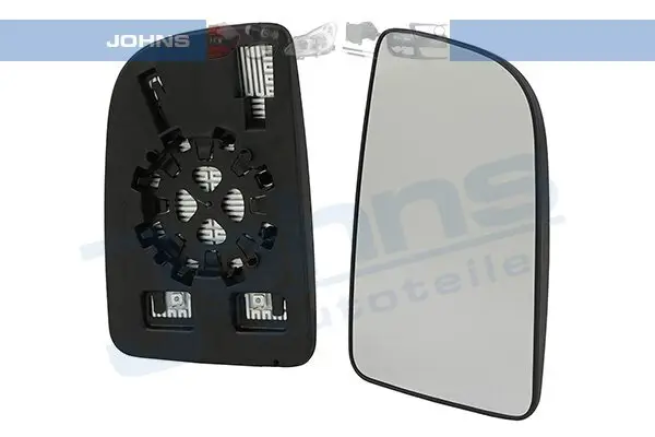 Spiegelglas, Außenspiegel rechts JOHNS 50 65 38-81