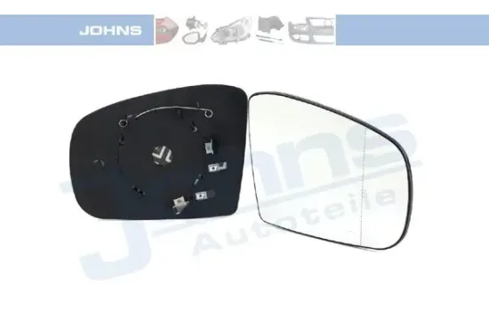 Spiegelglas, Außenspiegel rechts JOHNS 50 81 38-83 Bild Spiegelglas, Außenspiegel rechts JOHNS 50 81 38-83