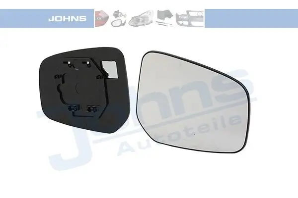 Spiegelglas, Außenspiegel rechts JOHNS 52 08 38-80