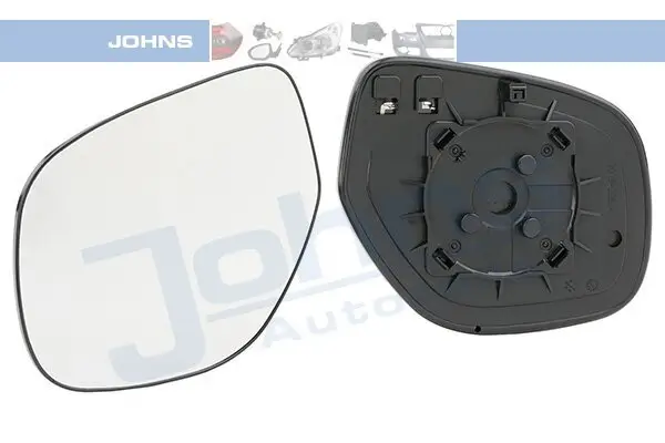 Spiegelglas, Außenspiegel links JOHNS 52 56 37-82
