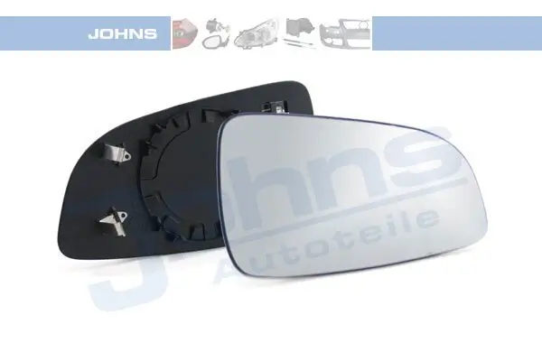 Spiegelglas, Außenspiegel rechts JOHNS 55 09 38-81