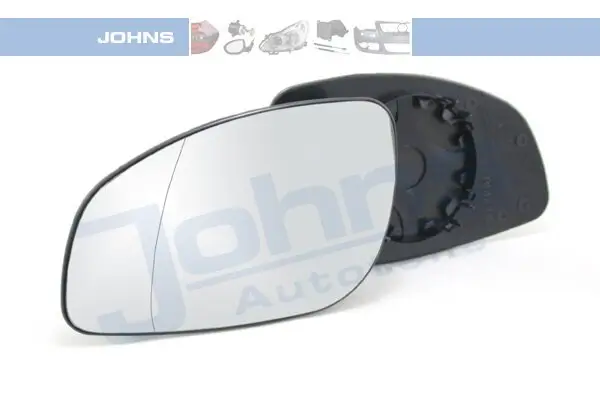 Spiegelglas, Außenspiegel links JOHNS 55 16 37-81
