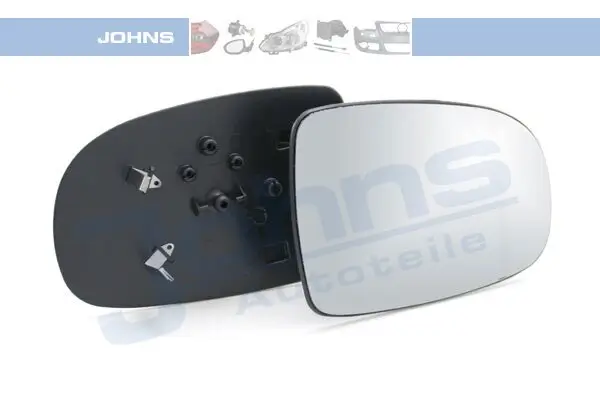 Spiegelglas, Außenspiegel rechts JOHNS 55 56 38-80