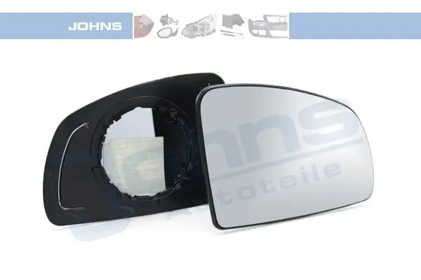 Spiegelglas, Außenspiegel rechts JOHNS 55 65 38-80