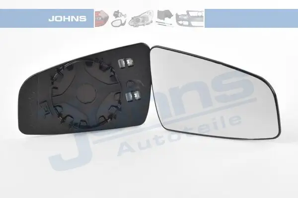 Spiegelglas, Außenspiegel rechts JOHNS 55 72 38-81