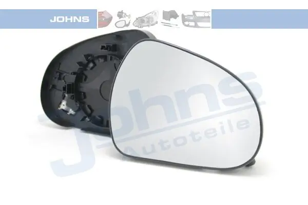 Spiegelglas, Außenspiegel rechts JOHNS 57 27 38-81