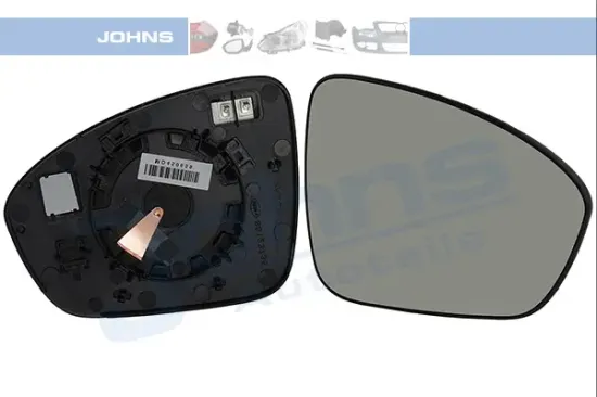 Spiegelglas, Außenspiegel rechts JOHNS 61 20 38-81 Bild Spiegelglas, Außenspiegel rechts JOHNS 61 20 38-81