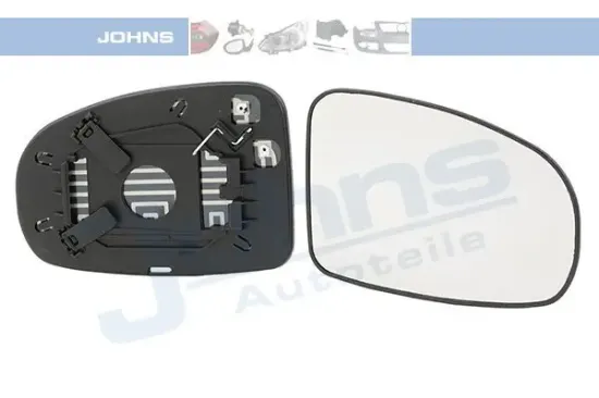 Spiegelglas, Außenspiegel rechts JOHNS 81 27 38-81 Bild Spiegelglas, Außenspiegel rechts JOHNS 81 27 38-81
